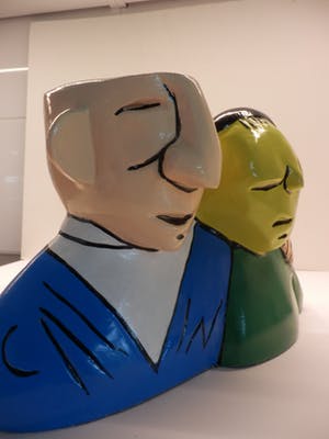 Herman Brood - Sculptuur FOR EVER----- ZEER GROOT!! BREED 34 CM!!!!! kopen? Bied vanaf 225!