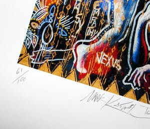 Mark Kostabi - Serendipity - Giclèe op papier2017 - handgesgineerd oplage 61/100 kaufen? Bieten Sie von 125!