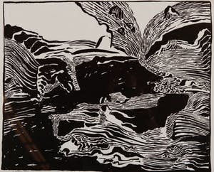 Pieter Holstein - 26/100 - linosnede op papier kopen? Bied vanaf 20!