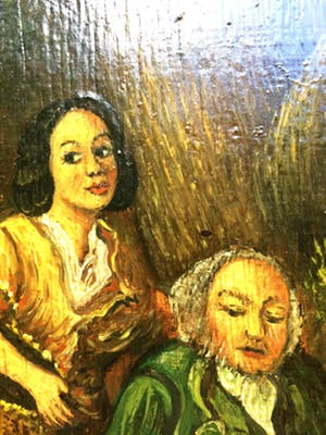 Niet of onleesbaar gesigneerd - Antiek prentje kopen? Bied vanaf 10!