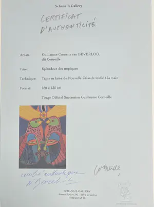 Corneille - Tapijt De pracht van de tropen kopen? Bied vanaf 1800!