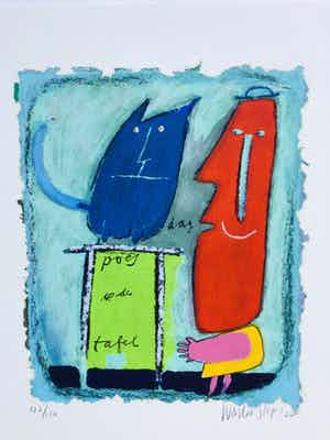 Wouter Stips - Dag poes op de tafel verkocht voor € 100!