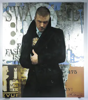 Marcel Terrani - Acryl op doek, J.T. (Zeer groot) kopen? Bied vanaf 200!