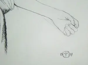 Walter Sauer - Jonge vrouw slaapt, 1930 - Offsetlithografie, gesigneerd kopen? Bied vanaf 100!