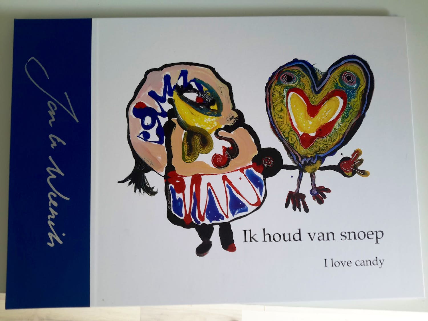 Jan te Wierik - Kunstenaars boek jan te wierik ik houd van snoep incl 4 drukgesigneerde litho,s kopen? Bied vanaf 75!