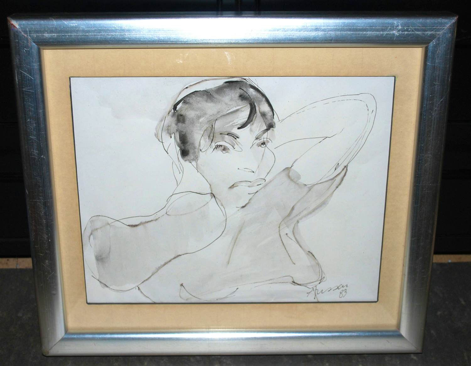 Rob Aussen - 2 aquarellen kopen? Bied vanaf 60!