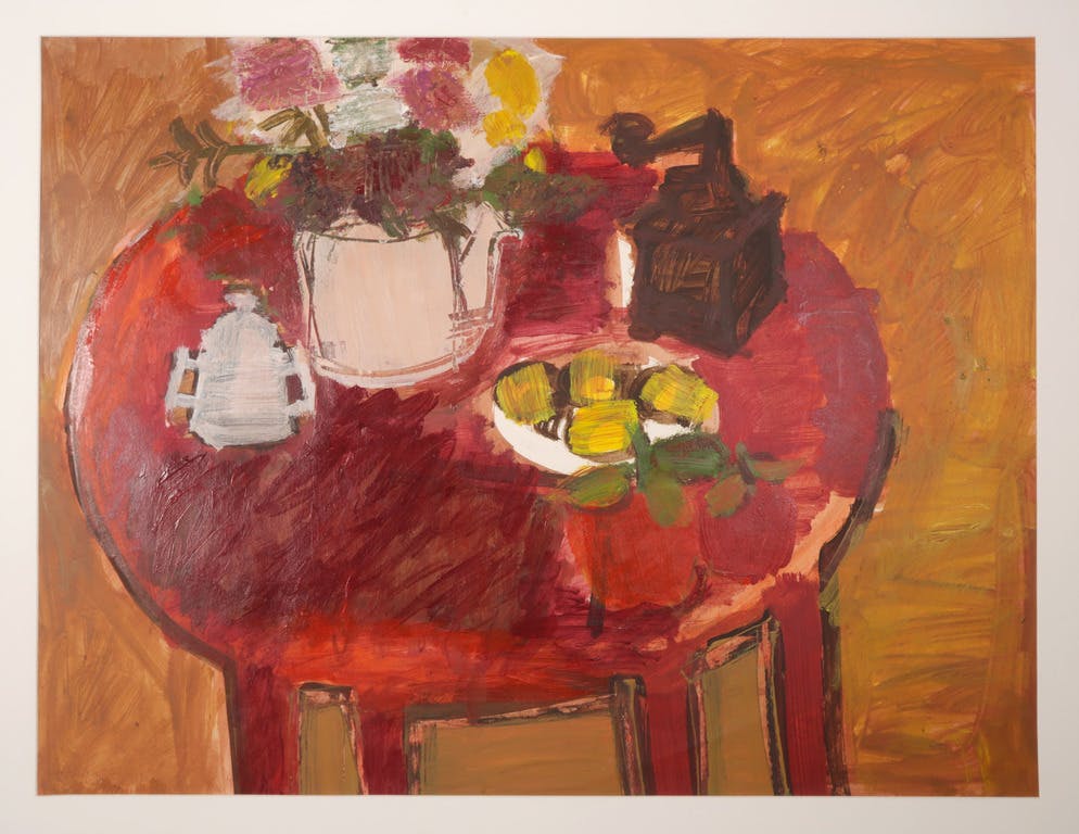 Nelly Catharina Bagijn - Nelly Catharina Bagijn: Acryl op papier, Stilleven kopen? Bied vanaf 1!