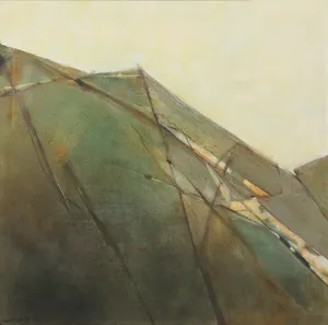 Evelien Scheffer - Acryl op doek, Berglandschap - Ingelijst kopen? Bied vanaf 80!