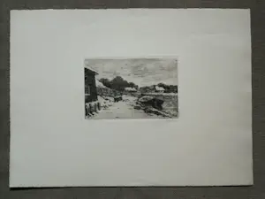 Herman Heuff - Ets "Voorburg" kopen? Bied vanaf 10!