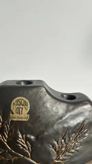 Buy Ruscha - Handgefertigter Kerzenhalter aus Keramik? Bid from 49!