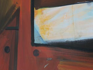 J.W.N. Besemer - Acryl op doek, Compositie (Zeer groot) kopen? Bied vanaf 1!