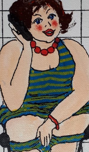 Anke Peddemors - kunst voor in het kleinste kamertje kopen? Bied vanaf 15!