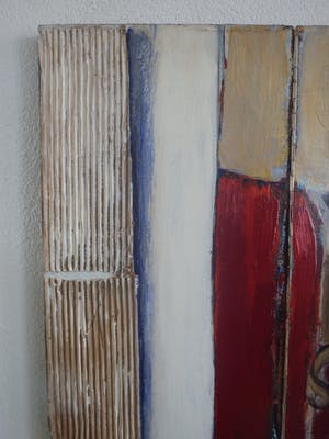 Riet Ebberink - Abstracte compositie 3-Luik kopen? Bied vanaf 100!
