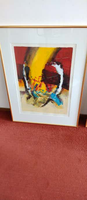 Hans Vanhorck - Prachtige abstracte litho verkocht voor € 70!