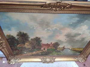 Niet of onleesbaar gesigneerd - Landschap, Stilleven kopen? Bied vanaf 1!