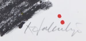 Kees Salentijn - Zeefdruk, Z.t. Hoofd kopen? Bied vanaf 1!