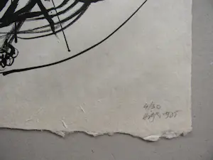 Franz Hitzler - OHNE TITEL , 1985 signiert kopen? Bied vanaf 120!