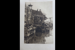 Jan Sirks - Rotterdams stadsgezicht. kopen? Bied vanaf 30!