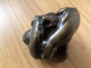 Brons (Onbekend) - Bronzen beeldje van " VARKENS " kopen? Bied vanaf 35!