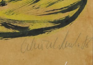 Elvira Wersche - Aquarel, Zonder titel - Ingelijst kopen? Bied vanaf 1!