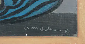 Anton Bolleurs - Olieverf op doek, Zonsondergang I - Ingelijst (Groot) kopen? Bied vanaf 1!