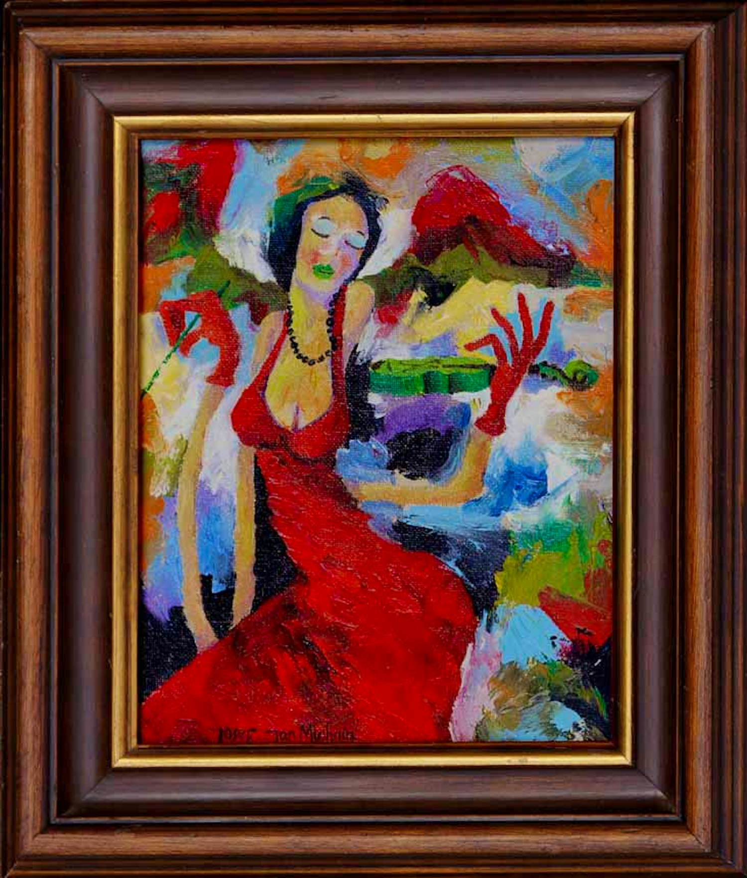 Buy Josef Jan Michnia - Geigenspielender Engel in Extase der Farben? Bid from 380!