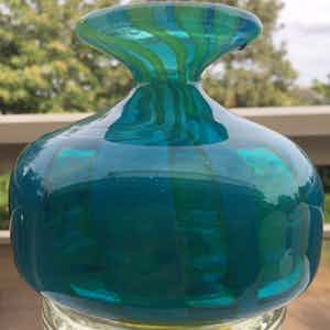 Mdina kunstglas - strepen glas verkocht voor € 80!