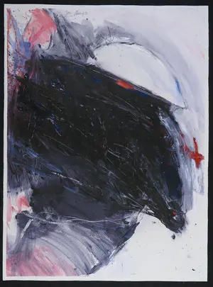 Franscz Witte - Gemengde techniek op papier, Zonder titel kopen? Bied vanaf 1!