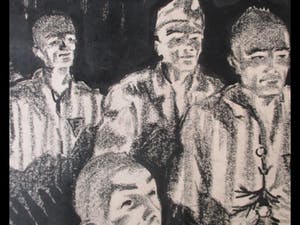 Henri Pieck - Kerst in Kamp 'Buchenwald' tijdens de 2e Wereldoorlog kopen? Bied vanaf 300!