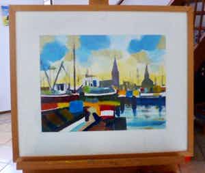 Eddy Sikma - havengezicht verkocht voor € 50!