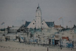 Ciano Siewert - Litho - Oer Hollands Landschap - Katwijk kopen? Bied vanaf 50!