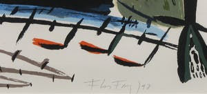 Flora Fong - Zeefdruk, Zonder titel - Ingelijst kopen? Bied vanaf 35!