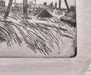 Jos van den Berg - Luntershoek (Zeeuws-Vlaanderen), ets kopen? Bied vanaf 35!