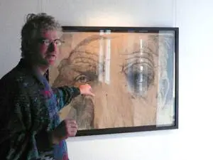 Reiner Schwarz - Zelfportret als schilderende aap kopen? Bied vanaf 1!