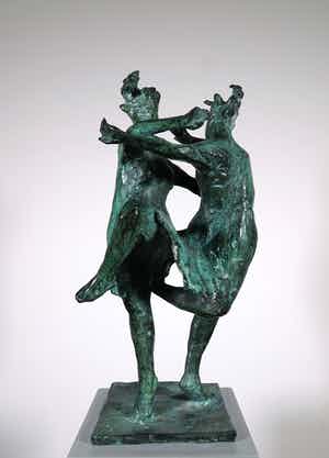 Saskia Pfaeltzer - Brons, Twee danseressen (Groot) verkocht voor € 1000!