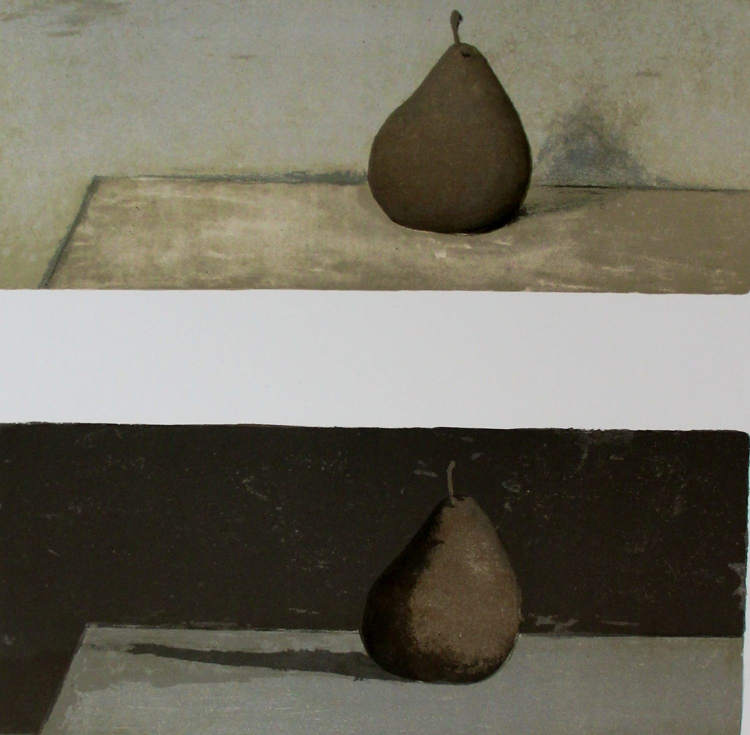 Mart Kempers - Litho: Stilleven: peren- 1982 verkocht voor € 75!