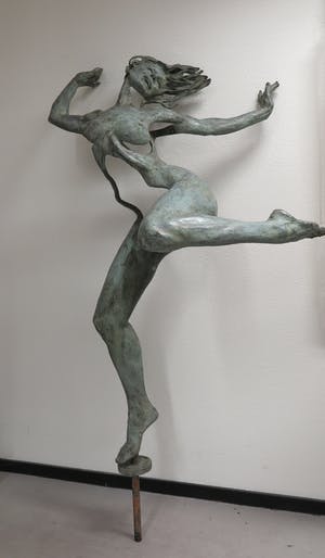 Jan Asselbergs - Bronzen tuinbeeld, Vrouwfiguur (Groot!) kopen? Bied vanaf 2750!