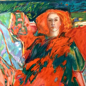 Claudia Steine - Lady in Red I kopen? Bied vanaf 25!