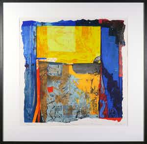 Jos Verwiel - Zeefdruk, Kitrino - Ingelijst (Groot) verkocht voor € 60!