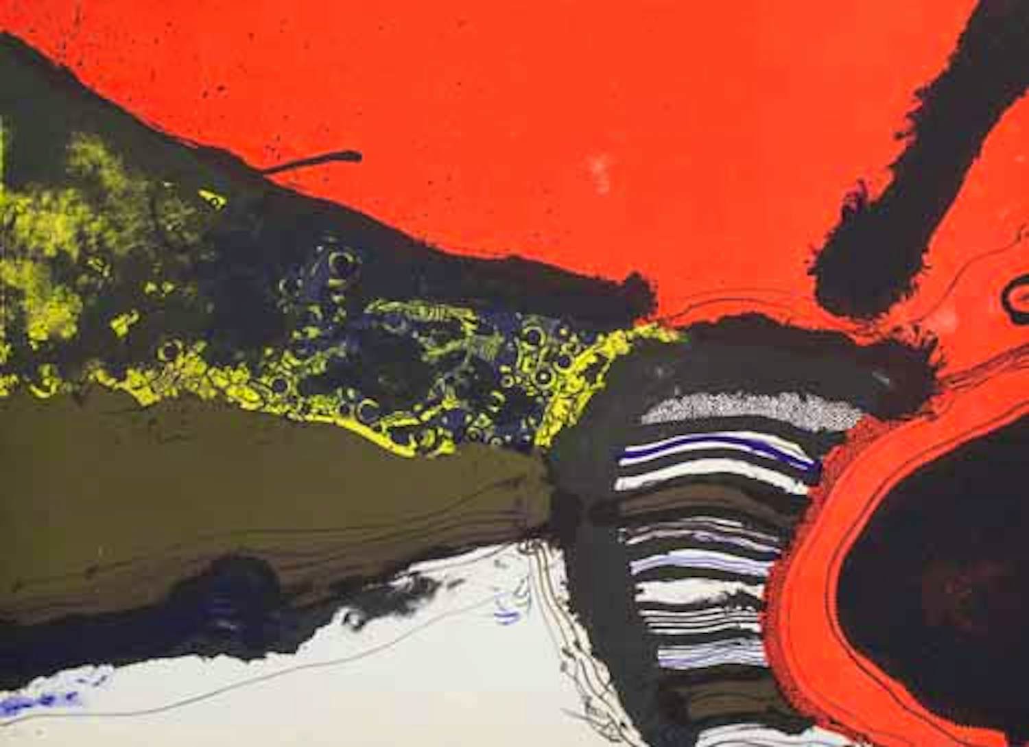 Josep Guinovart - Kompositie, prachtige lithografie verkocht voor € 49!