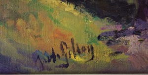 Frits Giltay - Veldweg in de zomer kleurrijk kopen? Bied vanaf 99!