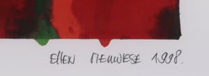 Ellen Meuwese - Litho, Tulpen - Ingelijst kopen? Bied vanaf 1!