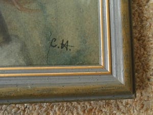 Cornelia Hioolen - Aquarel - Portret Dame kopen? Bied vanaf 45!