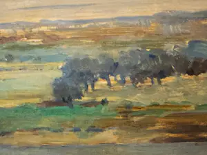 Ben van Londen - Gezicht op de Nederrijn vanaf de Grebbeberg bij Rhenen kopen? Bied vanaf 350!