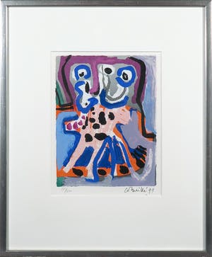 Corneille - Zeefdruk, Uit de uitgave Een schedel vol stem kopen? Bied vanaf 100!