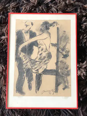 Jack de Rijk - “Tango”: dansend paar kopen? Bied vanaf 50!