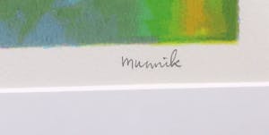 Peter Munnik - Zeefdruk, Zonder Titel II - Ingelijst kopen? Bied vanaf 35!