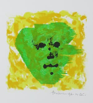 Jef Diederen - Litho en houstnede, Zonder titel kopen? Bied vanaf 1!