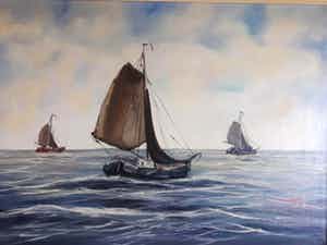 Jan Kelderman - Varende schepen verkocht voor € 60!