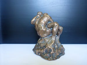 Brons (Onbekend) - Brons , Koppel in omhelzing. kopen? Bied vanaf 135!